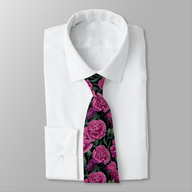 Corbata Elegant Gifts For Men Carnation Flower (Atado)