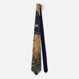 Corbata Elegant Gold Accent Tie / Elegante Krawatte