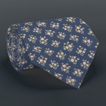 Corbata Elegant Navy Vintage Floral<br><div class="desc">Elevate your style with timeless romantic elegance in this exquisite midnight navy necktie blooming with delicate vintage florals! A graceful scatter of petite cream-white blossoms, soft green stems and fine leaves creates a light, airy meadow scene across a rich deep navy background, evoking peaceful English gardens and classic heritage charm....</div>