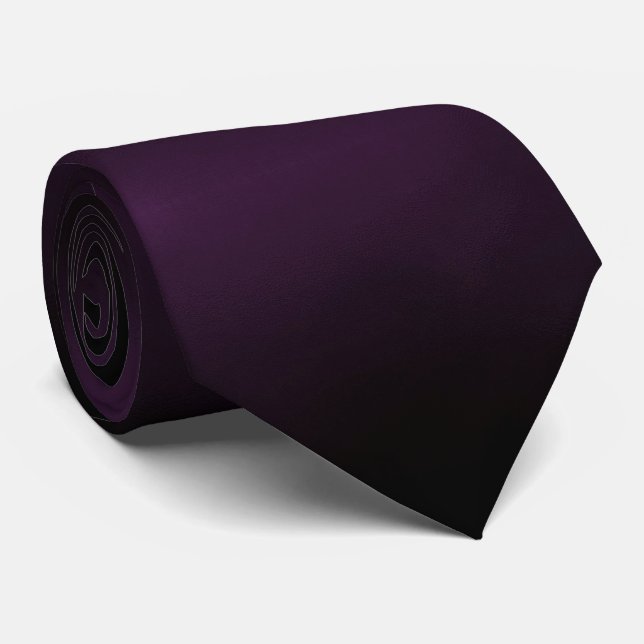 Corbata Elegant Plum to Black Gradient  (Enrollado)