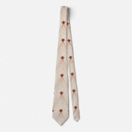 Corbata Elegante árbol de Navidad geométrico simple