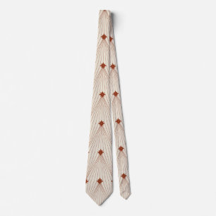 Corbata Elegante árbol de Navidad geométrico simple