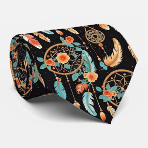 Corbata Elegante cazador de ensueño floral Boho
