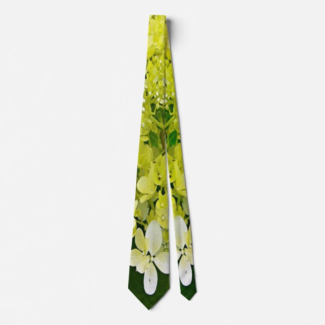 Corbata Elegante Chartreuse Green Limelight Hydrangea (Anverso)