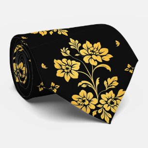 Corbata Elegante Colección Floral de Lujo Moderno