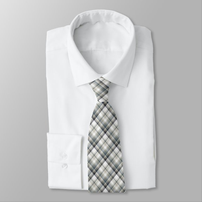 Corbata Elegante Cuadro de Tartán (Atado)