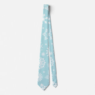 Corbata elegante de los copos de nieve el   del