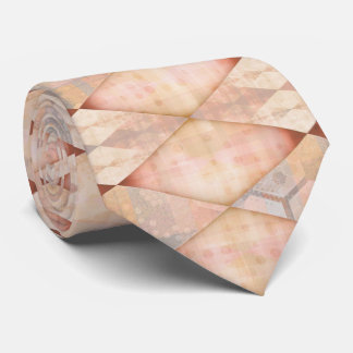 Corbata Elegante diseño Naranja Rhombus