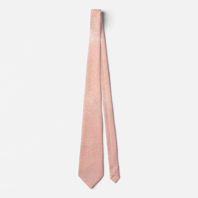 Corbata Elegante diseño rosa brillante (Anverso)