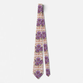 Corbata Elegante floral vintage nouveau