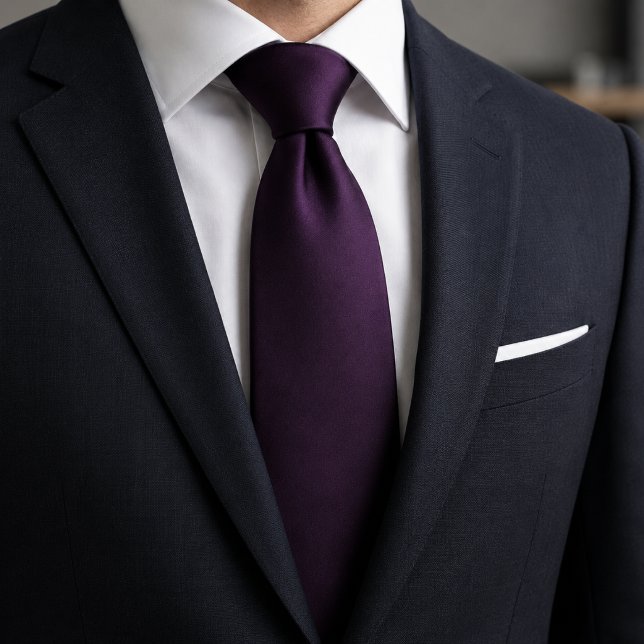 Corbata Elegante gradiente de ciruela a negro  (Subido por el creador)