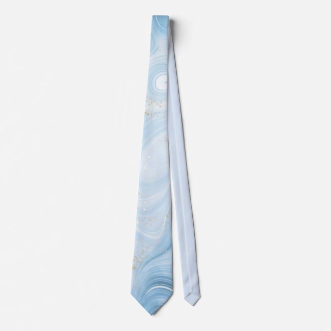 Corbata Elegante Guay Blue Agate (Anverso)