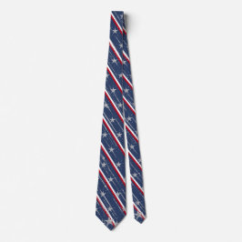 Corbata Elegante Marina Azul 4 de Julio Estrella Española