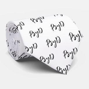 Corbata Elegante Médico PsyD de Psicología