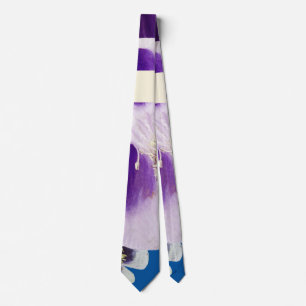 Corbata Elegante morado y blanco