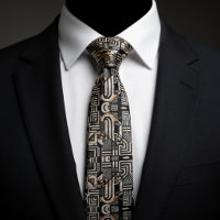 Elegante Negro Blanco Beige