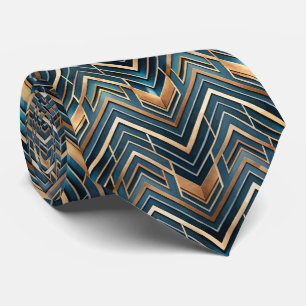 Corbata Elegante patrón Art Deco de azulejos