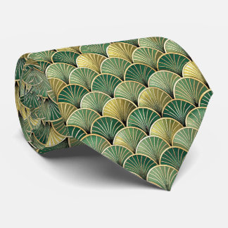 Corbata Elegante patrón Art Deco de baldosas