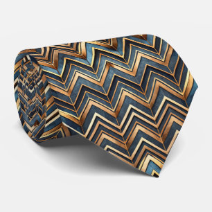 Corbata Elegante patrón de azulejos Art Deco