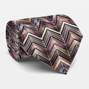 Corbata Elegante patrón de baldosas Art Deco