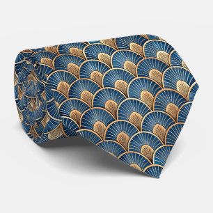 Corbata Elegante patrón de baldosas Art Deco