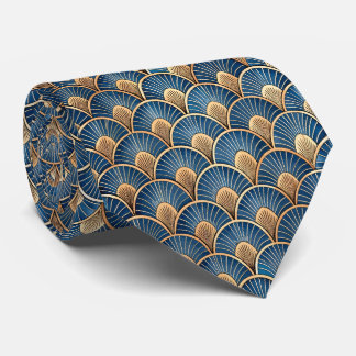 Corbata Elegante patrón de baldosas Art Deco