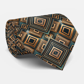 Corbata Elegante patrón de baldosas Art Deco