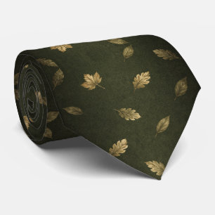 Corbata Elegante Patrón de Otoño