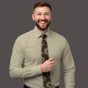 Corbata Elegante Patrón Floral