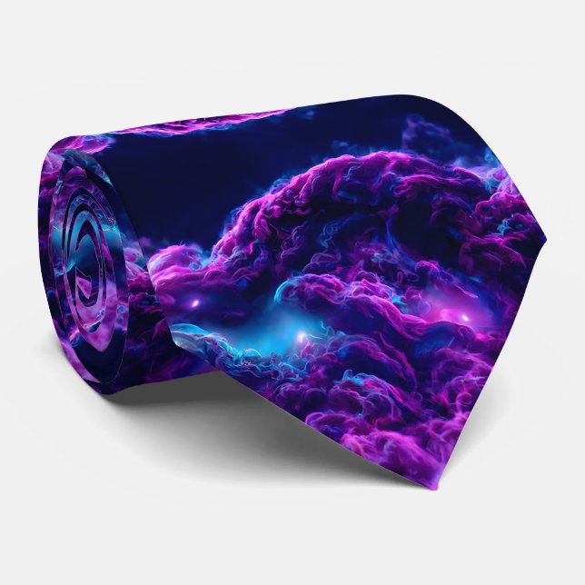 Corbata Elegante Púrpura (Enrollado)