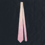 Corbata Elegante purpurina dorado rosa de gradiente bonito<br><div class="desc">Diseño elegante de purpurina de oro falso rosa.</div>