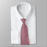 Corbata Elegante Rosa de patrón de rosette geométrico oxid<br><div class="desc">Elegante corbata de cuello rosa polvorienta con un diseño floral estilizado a mano con rosettes de flores geométricas. Diseñado exclusivamente para usted por Happy Dolphin Studio! Contáctame a través del chat de la tienda para otros colores!</div>