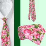 Corbata Elegante Rosas De Rosas Rosadas Formales De Tejido<br><div class="desc">La preciosa y elegante corbata de cuello tiene hermosas rosas. La vegetación frondosa y las rosas rosadas hacen que este empate formal sea perfecto para un boda u otra ocasión.</div>