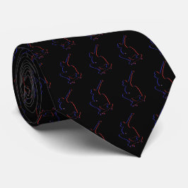 Corbata Elegante Skateboard negro