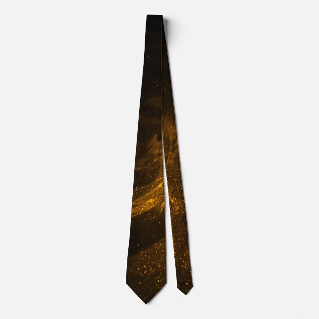 Corbata Elegantes partículas de oro Purpurina Sparkle (Anverso)