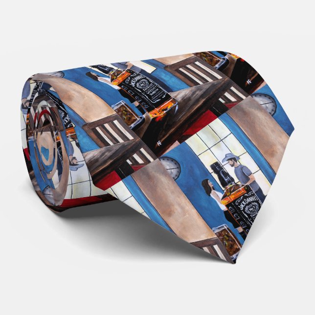 Corbata Elegir Pintura de Texas de Alfred Fox (Enrollado)