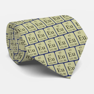 Corbata Elemento 63 Esposo europio Gráficos transparentes