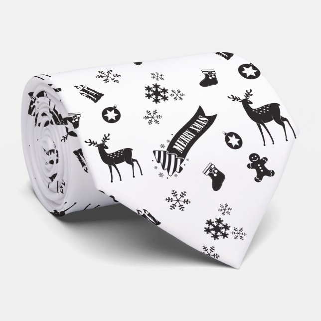 Corbata Elementos de los Navidades - Solemn (Enrollado)