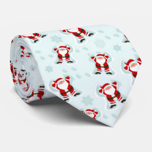 Corbata Elementos de Navidad Santa Claus