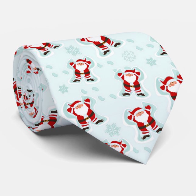 Corbata Elementos de Navidad Santa Claus (Enrollado)