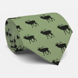 Corbata Elk on Green