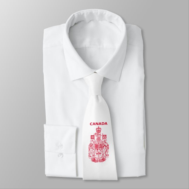Corbata Emblema nacional de Canadá (Atado)