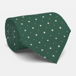 Corbata Emerald Green Polka Dot 