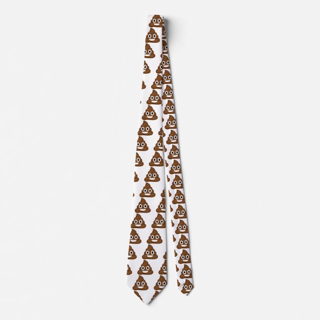 Corbata emoji de poop (Anverso)
