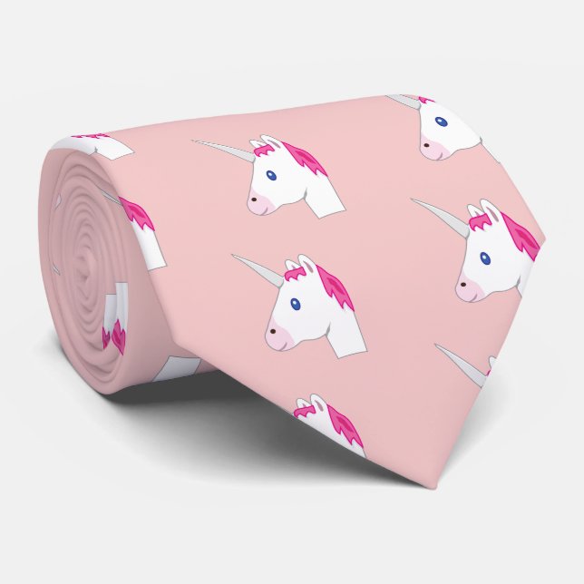 Corbata Emoji del unicornio (Enrollado)
