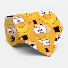 Corbata Emoji Diseño Caras divertidas