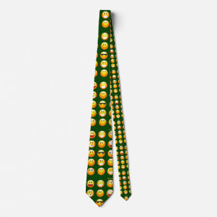 Corbata emoji verde oscuro