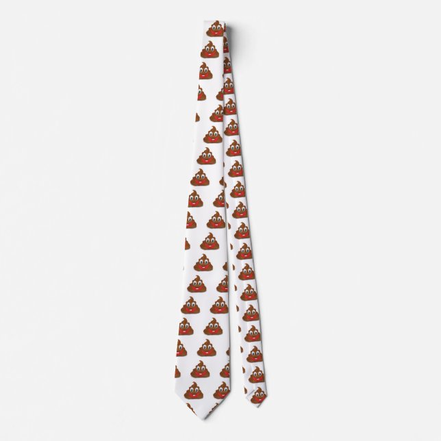 Corbata emojis poo (Anverso)