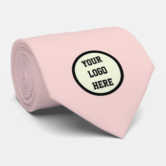 Corbata Empresa de logotipos personalizados rosa corporati