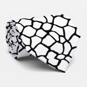 Corbata en blanco y negro